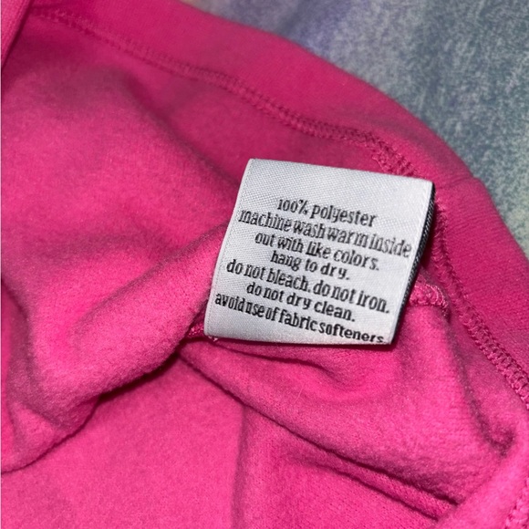 Dudley Stephens Pink Terry Fleece Dress size M - Picture 7 of 8